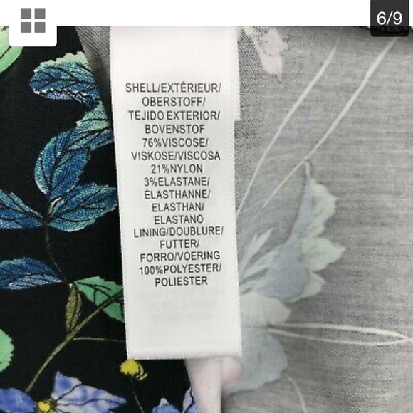 ADRIANNA PAPELL Floral Sweetheart Drape Sheath 8US - Picture 7 of 9